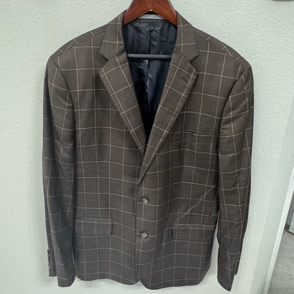 John W. Nordstrom Blazer 46R – E. Thomas Fabric – Made in Italy – 100% Wool - Picture 1 of 9
